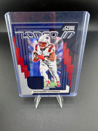 2025 Panini Score Zone Memorabilia Rhamondre Stevenson #ZON-RSN New England Patriots - front
