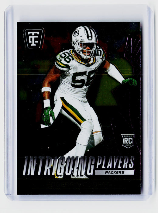 2024 Panini Totally Certified Intriguing Players Edgerrin Cooper #23 Mirror Purple Rookie 076/199 - front
