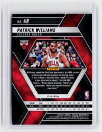 2024-25 Panini Mosaic Basketball Patrick Williams #48 Chicago Bulls - back