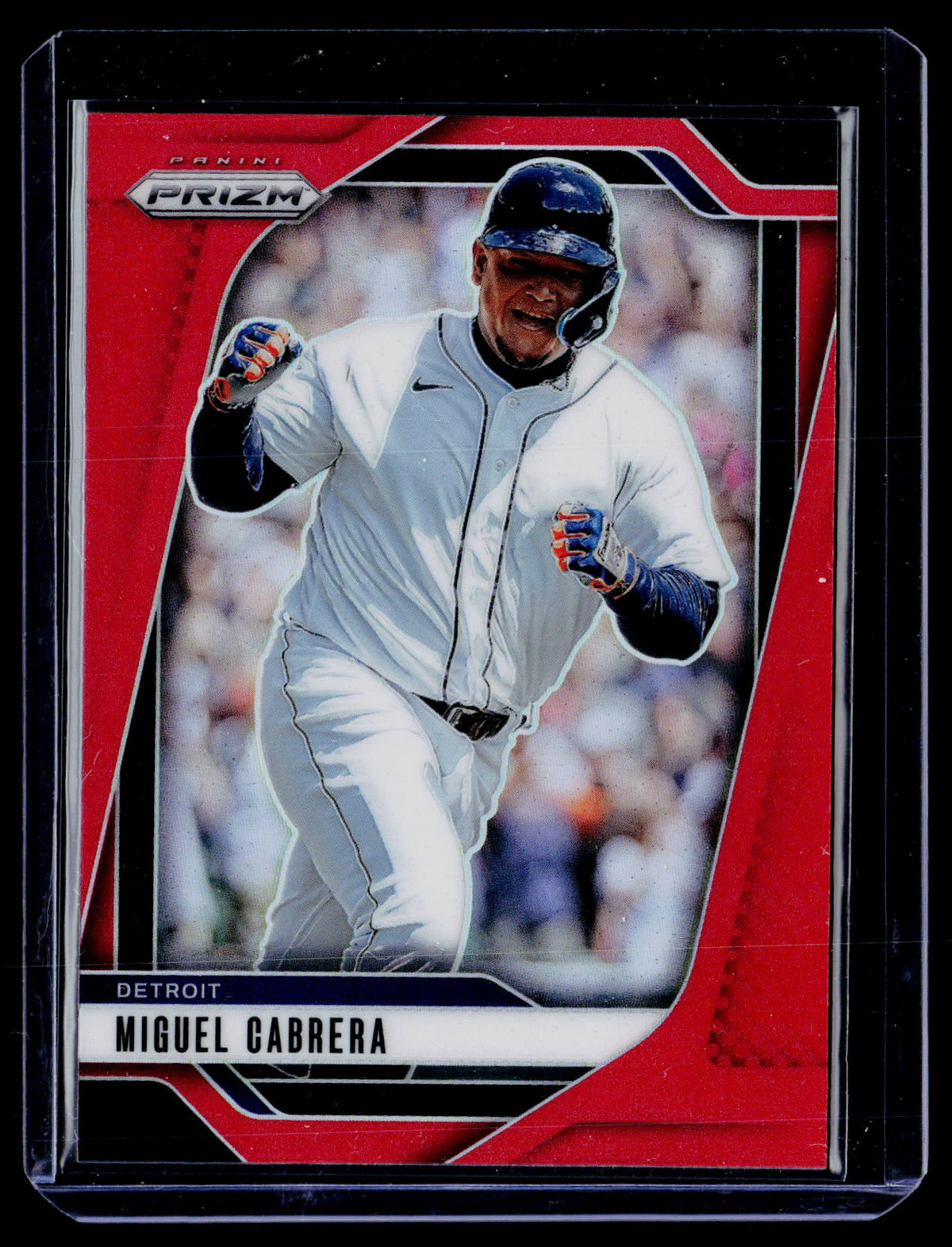 2025 Panini Prizm Baseball Miguel Cabrera Red Prizm #233 /299 - front