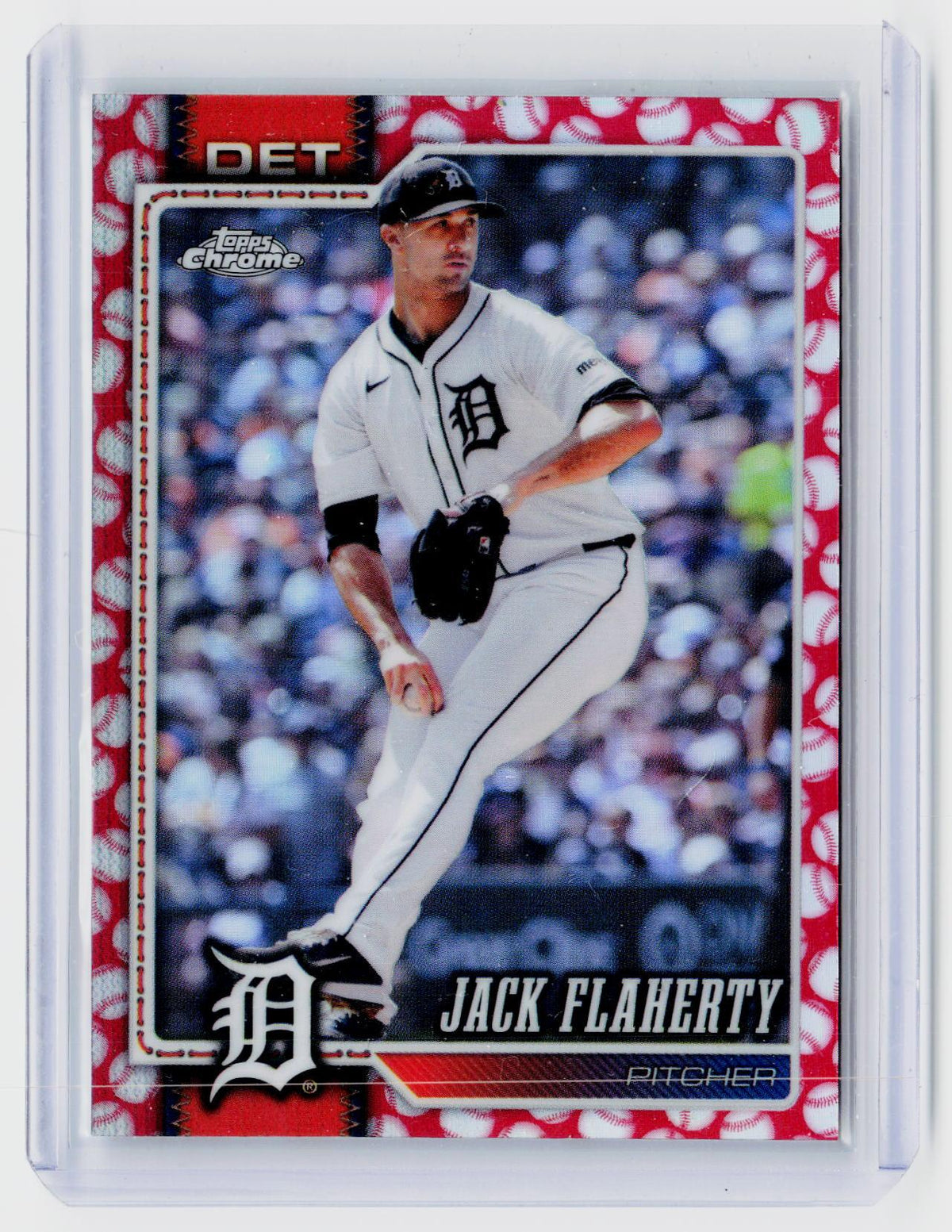 2026 Topps Chrome Jack Flaherty Baseball Border Variation #14 Detroit Tigers - front