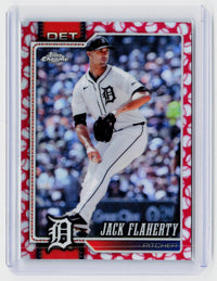 2026 Topps Chrome Jack Flaherty Baseball Border Variation #14 Detroit Tigers - front
