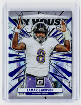2023 Panini Donruss Optic Football Lamar Jackson #17 Baltimore Ravens - front