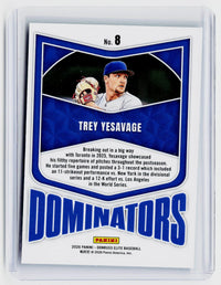 2026 Panini Donruss Elite Baseball Trey Yesavage Rookie Card #8 - back