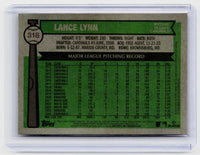 2025 Topps Heritage Lance Lynn #318 St. Louis Cardinals - back