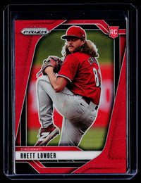 2025 Panini Prizm Baseball Rhett Lowder #268 Red Prizm Rookie /299 - front