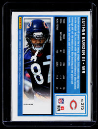 2025 Panini Donruss Optic Rated Rookie Luther Burden III #275 Chicago Bears - back