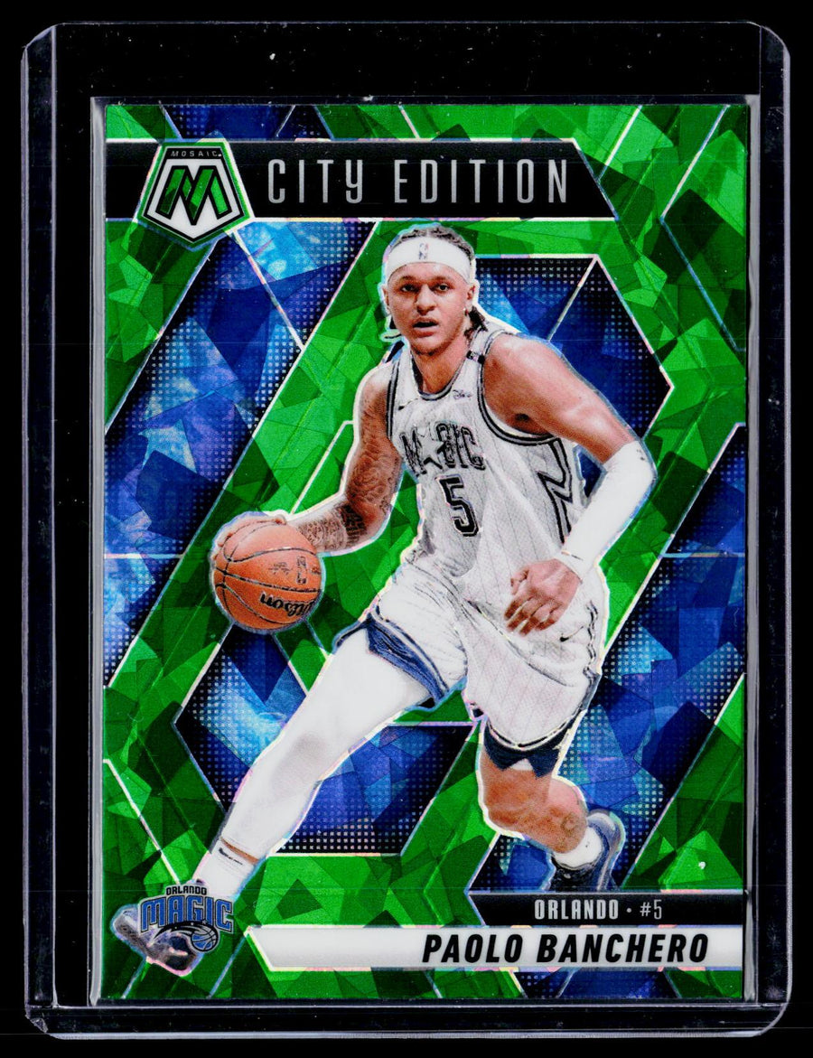 2024-25 Panini Mosaic City Edition Green Mosaic Paolo Banchero #283 - front