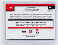 2025 Topps Chrome Football Pat Bryant RC Pink X-Fractor #313 Denver Broncos - back
