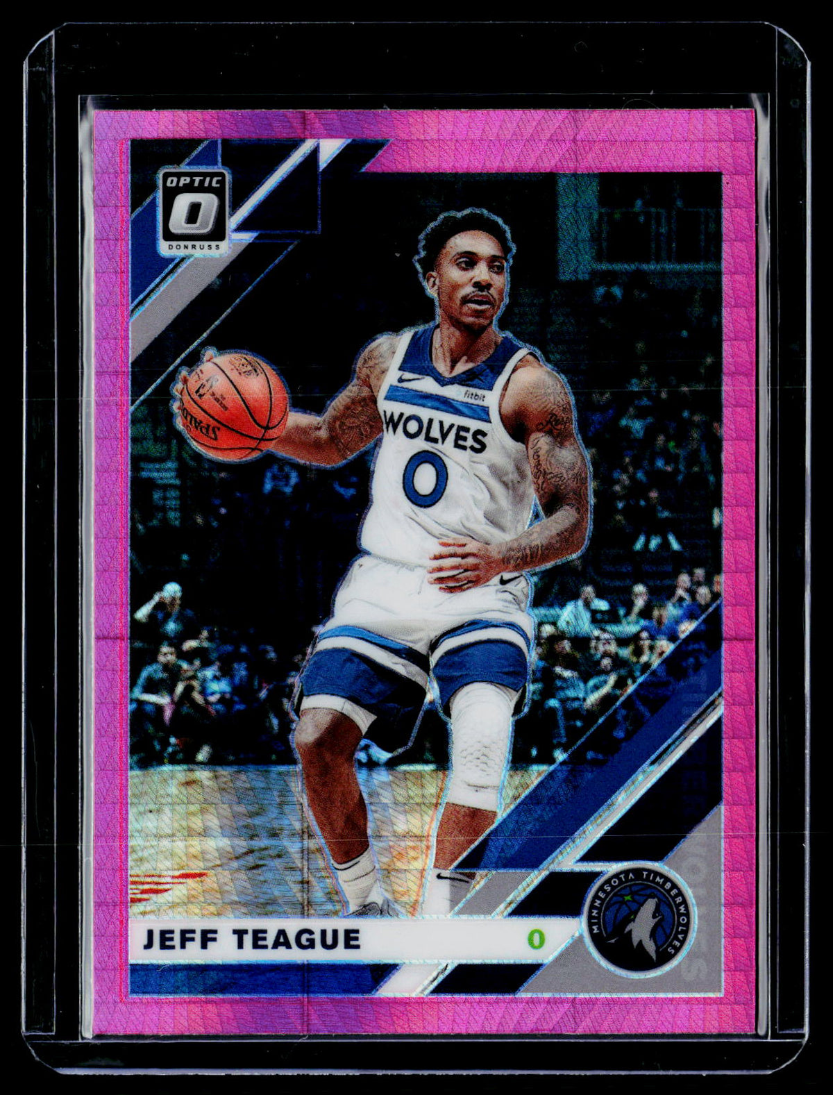 2019-20 Panini Donruss Optic Basketball Jeff Teague Purple Stars #101 - front