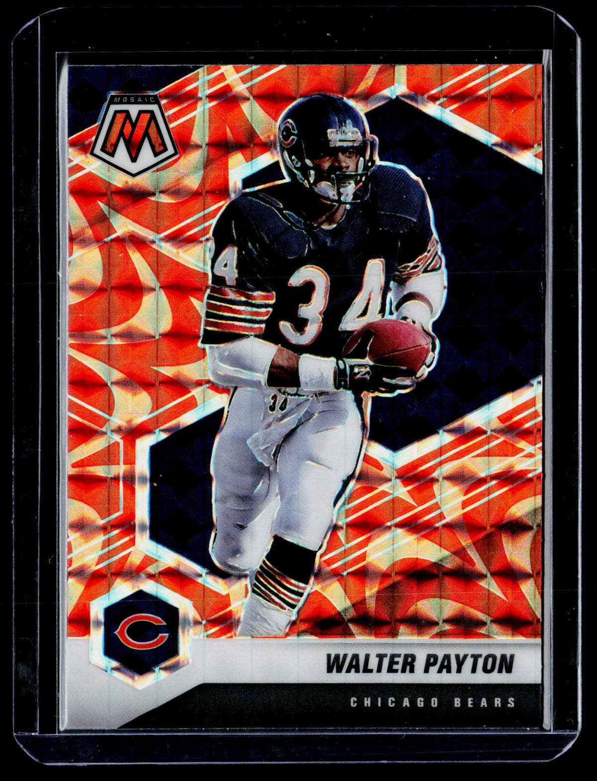 2021 Panini Mosaic Football Walter Payton #42 Chicago Bears - front