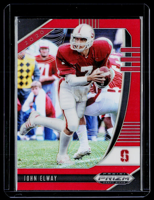2020 Prizm Draft Picks John Elway #54 silver - front