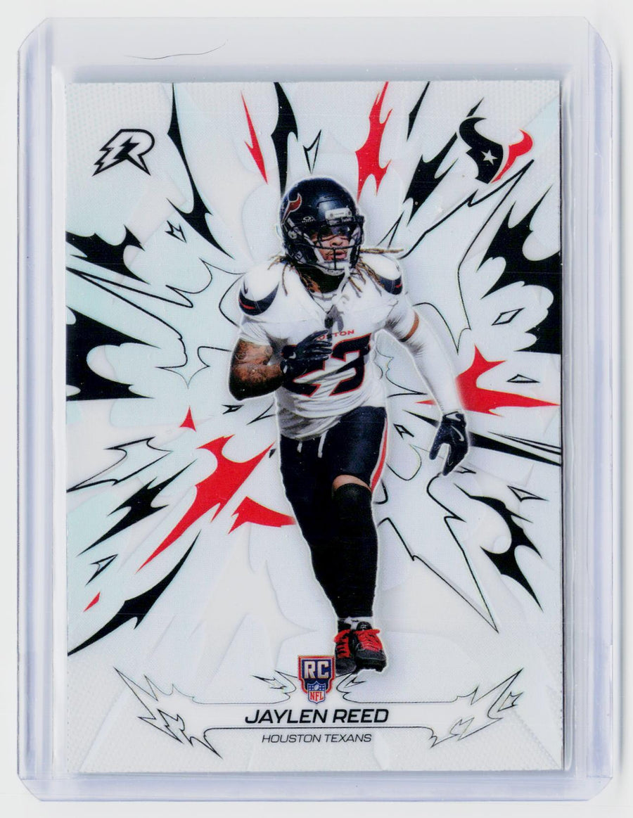 2026 Topps Chrome Football Jaylen Reed Rookie Refractor #137 Houston Texans - front