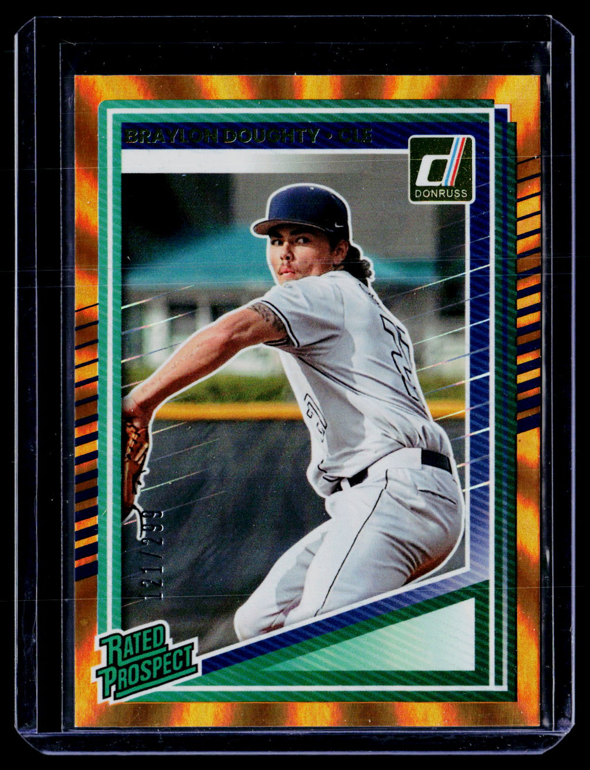 2025 Panini Donruss Rated Prospect Braylon Doughty #106 /299 - front