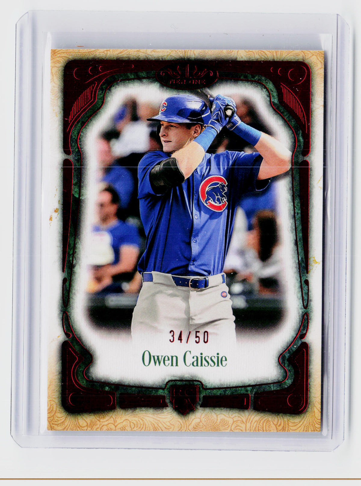 2026 Topps Tier One Owen Caissie #11 Chicago Cubs 34/50 - front