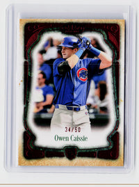 2026 Topps Tier One Owen Caissie #11 Chicago Cubs 34/50 - front