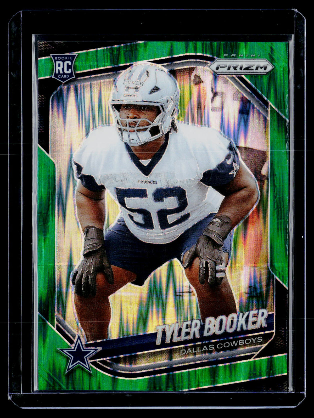 2025 Panini Prizm Football Tyler Booker Green Wave Prizm RC #322 - front