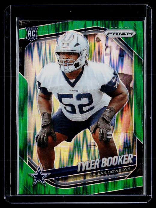 2025 Panini Prizm Football Tyler Booker Green Wave Prizm RC #322 - front