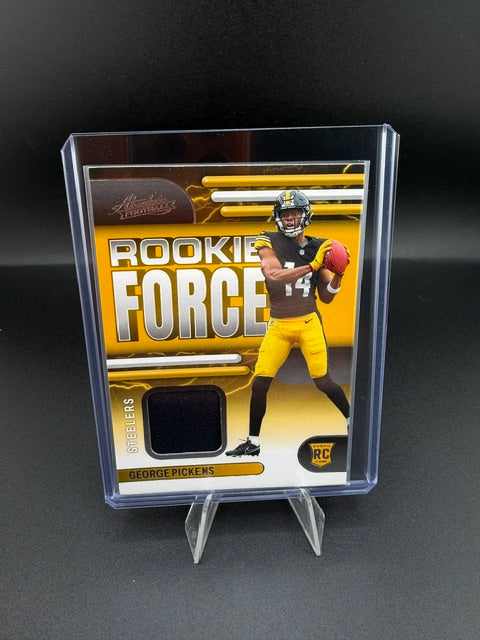 2022 Panini Absolute Football Rookie Force George Pickens RC #RF-20 Memorabilia - front