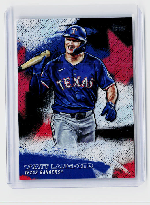 2026 Topps Stars of MLB Wyatt Langford Texas Rangers SMLB-58 - front