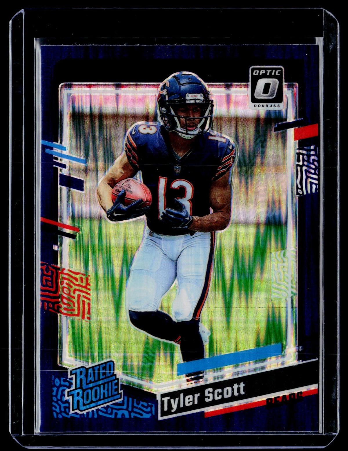 2023 Panini Donruss Optic Rated Rookie Tyler Scott #218 Chicago Bears - front