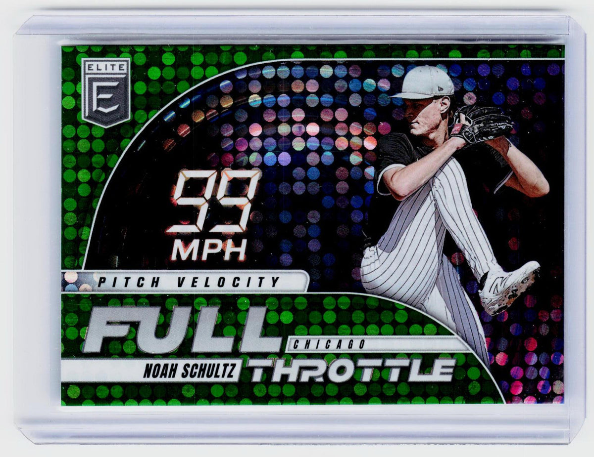 2026 Panini Donruss Elite Full Throttle #6 Noah Schultz Chicago White Sox - front