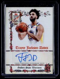 2026 Topps Signature Class Manuscripts Trayce Jackson-Davis Autograph #MS-TJD - front