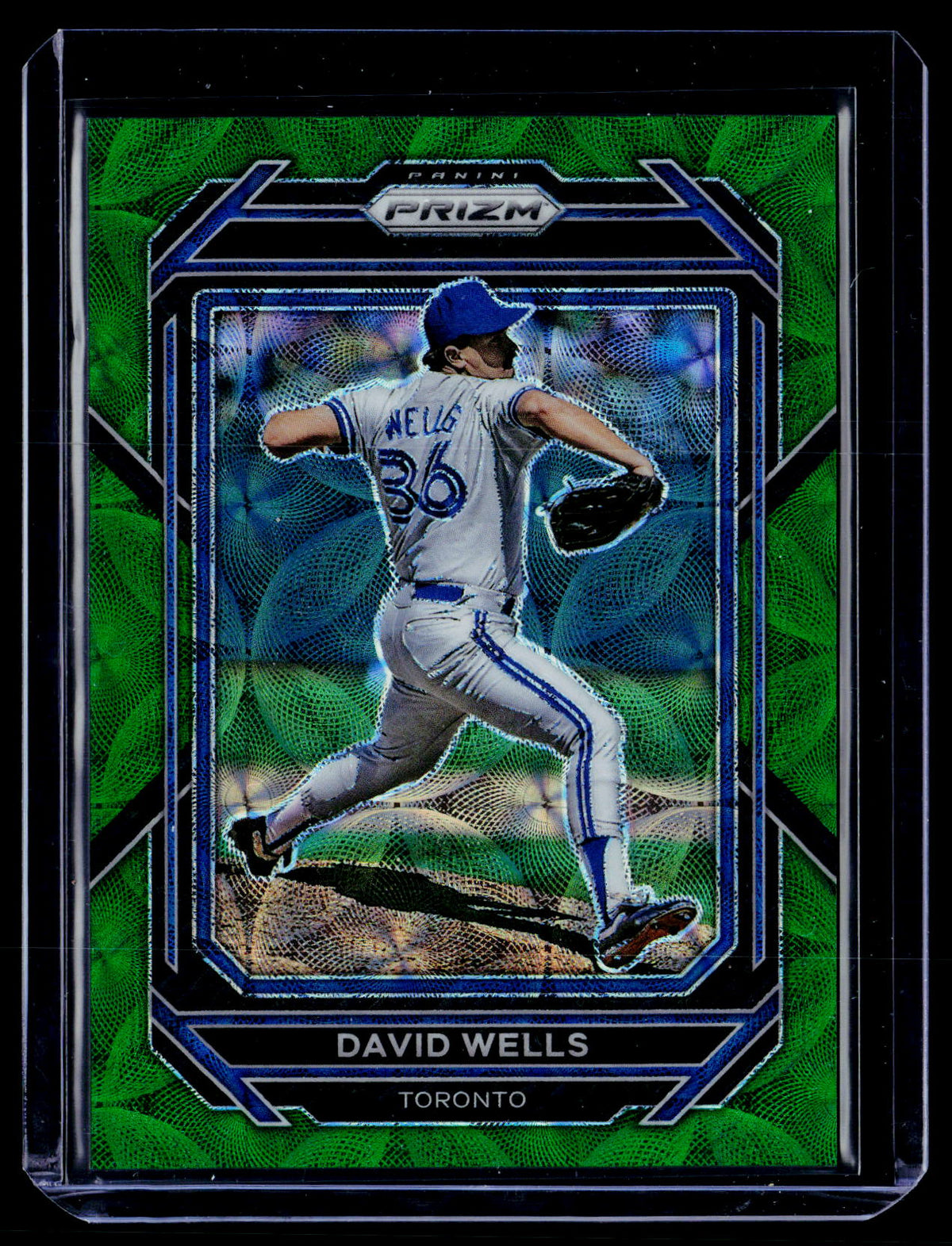 2023 Panini Prizm Baseball David Wells Green Prizm #237 /75 Toronto - front