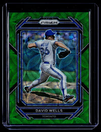 2023 Panini Prizm Baseball David Wells Green Prizm #237 /75 Toronto - front