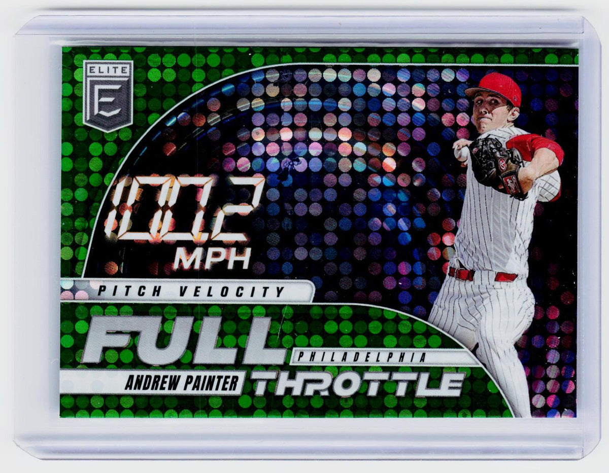 2026 Panini Donruss Elite Baseball Pitch Velocity Andrew Painter #3 - front