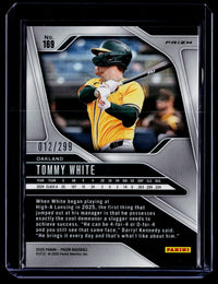 2025 Panini Prizm Baseball Tommy White Red Prizm #169 /299 - back