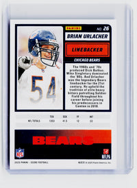 2025 Panini Score Football Brian Urlacher Showcase #26 095/250 - back