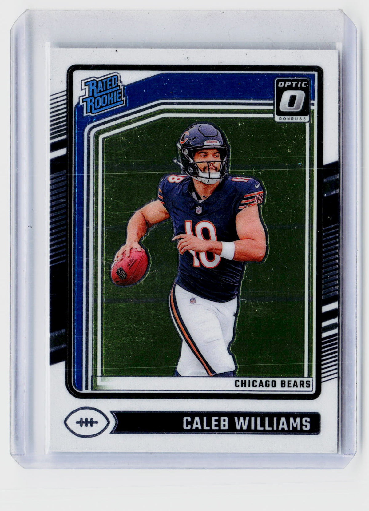 2024 Panini Donruss Optic Rated Rookie Caleb Williams #201 Bears - front