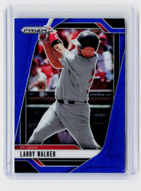 2025 Panini Prizm Baseball Larry Walker Blue Prizm #16 /199 - front