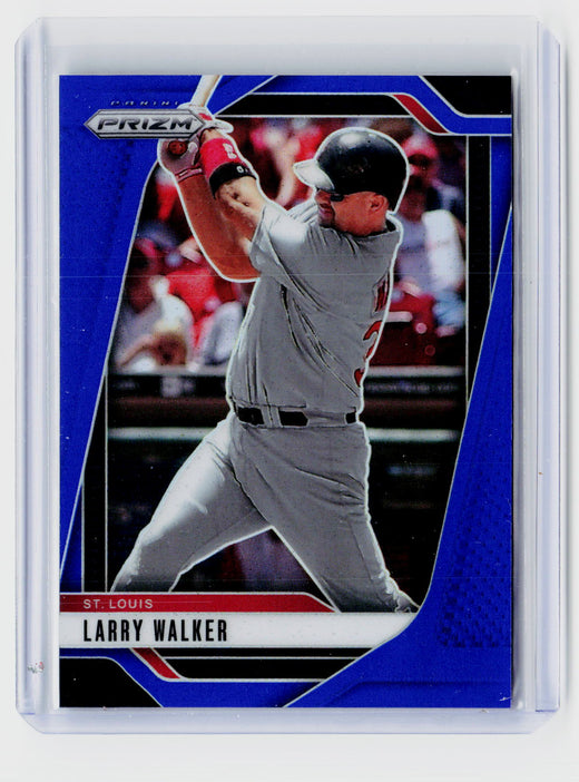 2025 Panini Prizm Baseball Larry Walker Blue Prizm #16 /199 - front