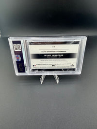 2024 Topps Inception Silver Signings Autographs Wyatt Langford RC Auto SS-WL PSA Authentic /125 - back