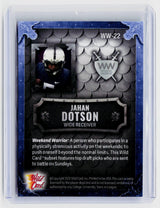 2022 Wild Card Weekend Warrior Matte Jahan Dotson WW-22 Penn State - back