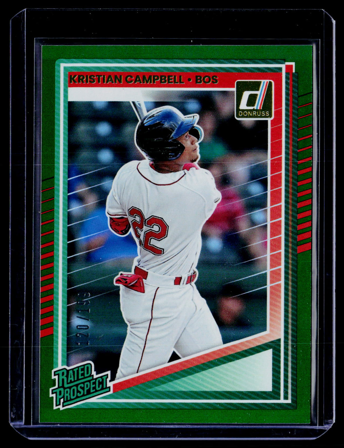 2025 Panini Donruss Baseball Rated Prospects Kristian Campbell #151 - front