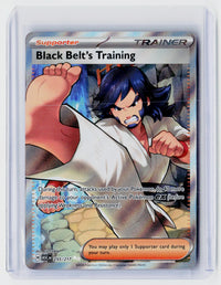 2025 Pokémon Destined Rivals Black Belt's Training 255/217 Special Illustration Rare - front