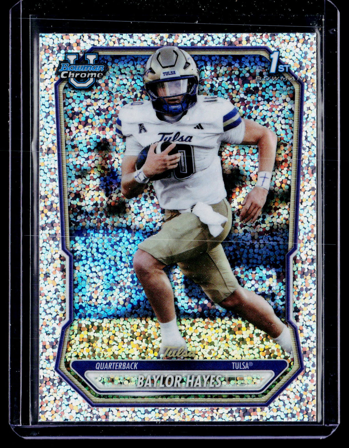 2026 Topps Bowman Chrome Chrome Prospects Baylor Hayes Speckle #BCP-167 - front