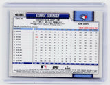 2026 Topps Series 2 George Springer #455 Toronto Blue Jays - back