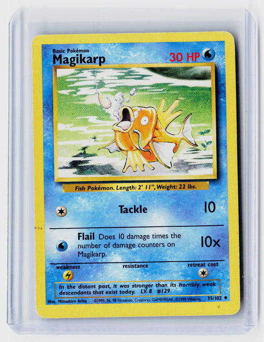 1999 Pokémon Base Set Magikarp 35/102 Wizards of the Coast - front