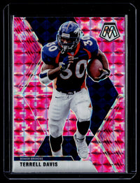 2020 Panini Mosaic Football Terrell Davis #68 Denver Broncos - front