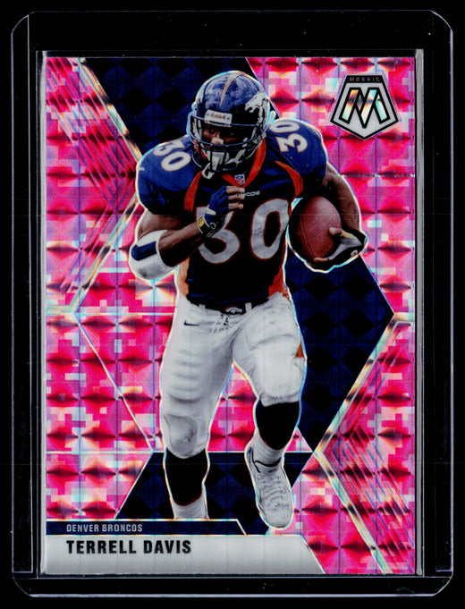 2020 Panini Mosaic Football Terrell Davis #68 Denver Broncos - front