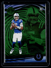 2023 Panini Illusions Football Anthony Richardson Green Rookie #46 - front
