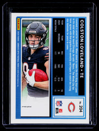 2025 Panini Donruss Optic Rated Rookie Colston Loveland #204 Chicago Bears - back