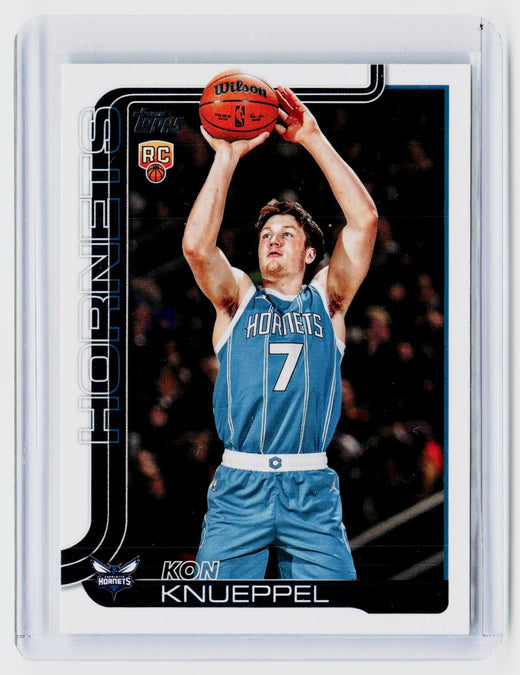 2025 Topps Basketball Kon Knueppel RC #204 Charlotte Hornets - front