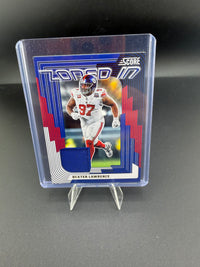 2025 Panini Score Zoned In Memorabilia Dexter Lawrence ZON-DLE New York Giants - front
