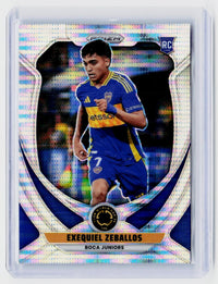 2025 Panini Prizm FIFA Club World Cup Exequiel Zeballos Rookie Card #38 Boca Juniors - front