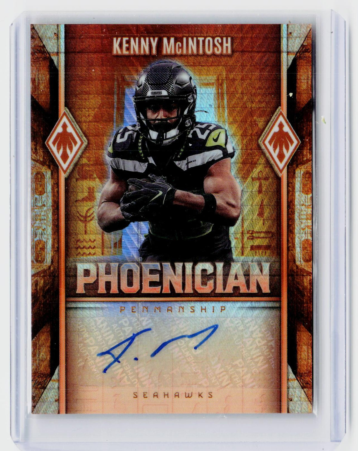 2025 Panini Phoenix Phonician Penmanship Kenny McIntosh Autograph /199 #PHP-KMH - front